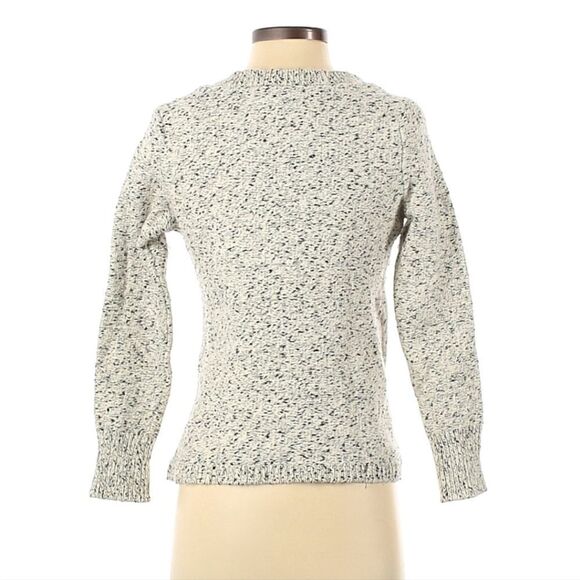 Banana Republic Sweater V Neck Marled Cotton Wool Blend - Picture 4 of 7